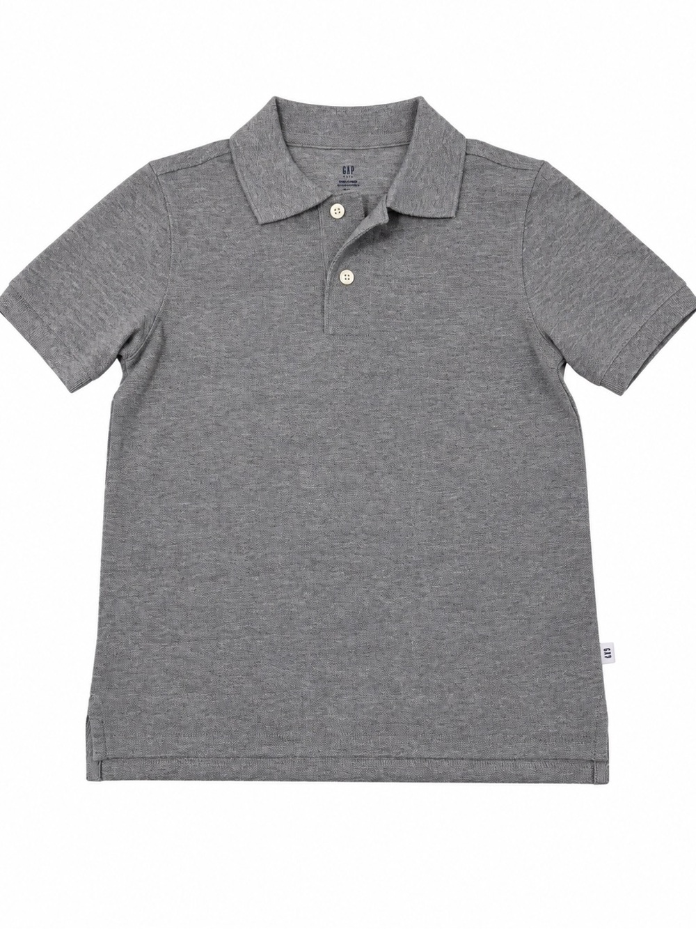 GAP Kids Short Sleeve Polo Shirt - Gray